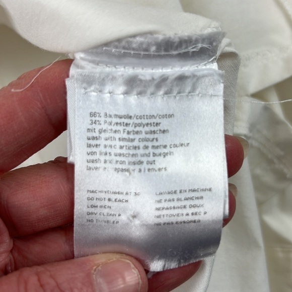 Basler Jeans White Button Up Collared Shirt - Picture 8 of 11